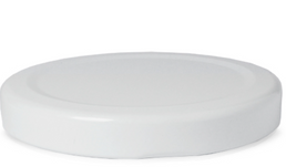 48MM Twist-Off White Button Caps