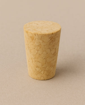15mm Natuurlijke Tapse Kurkstop – Maat 27x15.8x12.5mm, Veilige Sluiting