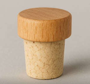 29x12 Houten Top Natuurlijke Kurken Stop – 19mm Diameter, Klassieke Afwerking