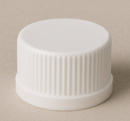 38/R3 White Polypropylene Wadless Caps – Durable & Easy Seal