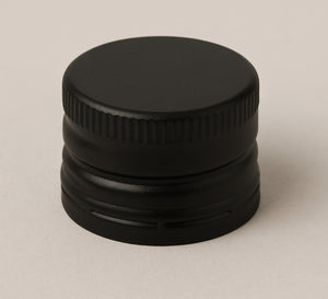 18mm Tamper-Evident Zwarte Dop met EPE Liner – Ideaal voor Olieflessen
