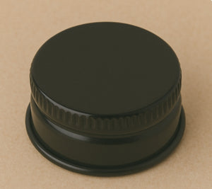83R3 Zwarte Ureum Caps met PVDC Liner – Sterke, Elegante Afsluitoplossing