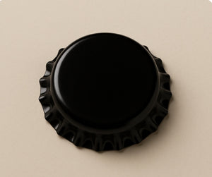 Zwarte kroonkurken voor bierflessen – 26mm