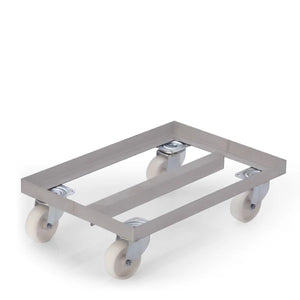 Stainless Steel Dolly for 600 x 400 Boxes – Food Approved