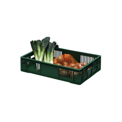 Agri Crate – 600x400x140mm – 26 Litres – Perforated – Virgin HDPE