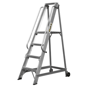 Aluminium Mobile Warehouse Steps – 5 to 12 Tread Safety Steps