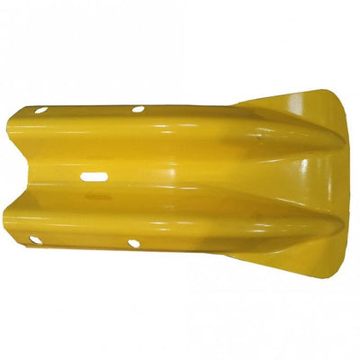 Armco Plastic Fishtail Safety End, HDPE Barrier Terminal with Reflectors