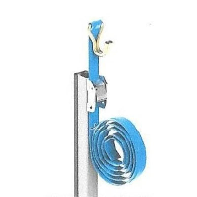 Strap Clamping Bar for Glass Products – 1970x30x30mm – Rust-Proof, 18kg, Compatible with Metal Frame Glass Stillages