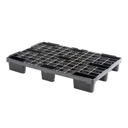 Nestbare Plastic Container Pallet – 1140x760mm – Perforated Deck – 9 Poten