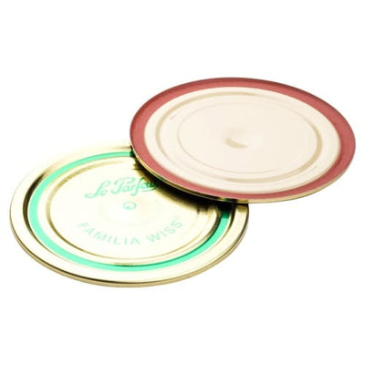 100mm Capsule Inner Closure – Gold Lid for Le Parfait Jars