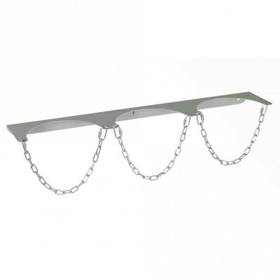 Economy Gas Cylinder Wall Rack for 3 Cylinders Wall Mounted Steel Holder
