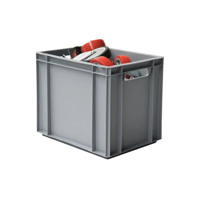 Euro Plastic Stacking Box – 400x300x325mm – 30L Capacity – Reinforced Base