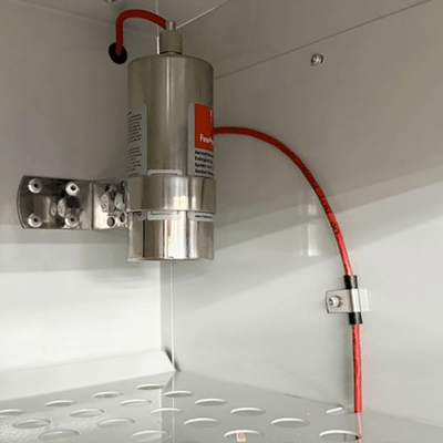 Fire Suppression Charging Steel Locker, 450mm Deep with UK Socket & USB