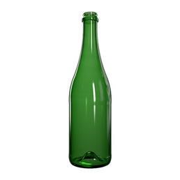 750ml Green Champagne Bottle – Premium Glass