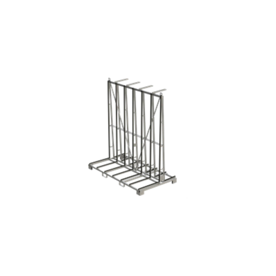 Glass Carrier – 2500x1000x2770mm – Double-Sided, Galvanized, 1500kg Capacity with Rubber Protection
