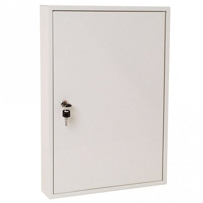 Wall Mounted Heavy Duty Single Door Key Control Cabinet with Cam Lock - 50-150 Keys
