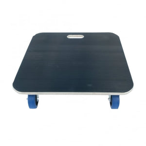 Heavy Duty Wooden Furniture Dolly Skate, 600kg Capacity, 590 x 590mm, Ribbed Rubber Top