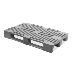 H1 Hygiëne Pallet – 1200x800x160mm – Open Dek met Verhoogde Rand HDPE Voedselkwaliteit 1000kg Opslagcapaciteit