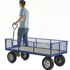 Industrial Turntable Platform Trolley with Plywood Base & Mesh Sides – 1500 x 750mm, 500kg