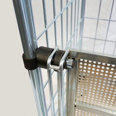 Order Picking Trolley - 900x640x1800mm - Folding Shelves - 450kg Capacity