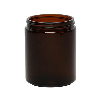 6oz (170ml) Amber Glass Jar – UV Protective Cosmetic & Pharmaceutical Container