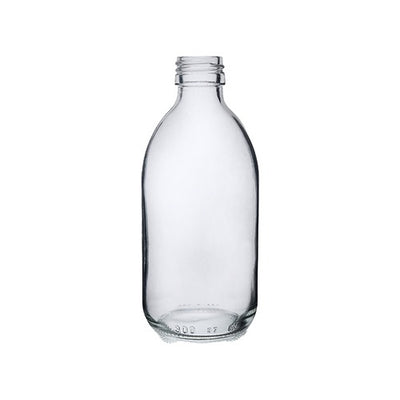 300ml Clear Alpha Syrup Bottle – Glass Pharmaceutical Bottle
