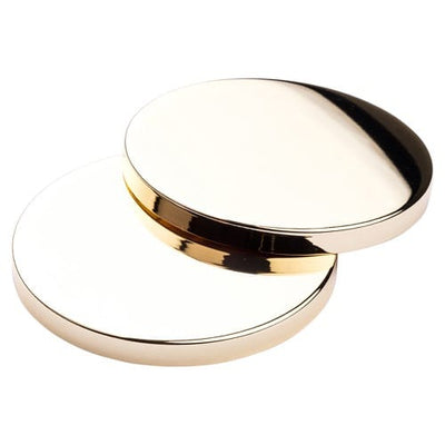 104mm Heavy Gauge Gold Lid – Standard Jar Closure (No Silicone Seal)