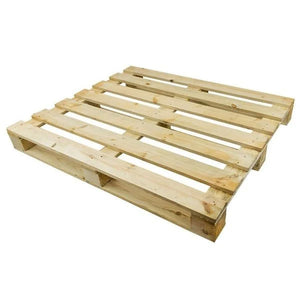 Eenweg houten pallet – 1200x1000x120mm – ISPM15 Behandeld – 500kg Capaciteit
