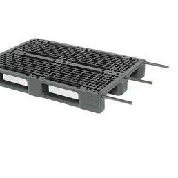 Versterkte Kunststof Pallet – 1200x800x150mm – Open Dek met 3 Skids – 900kg Opslagbelasting