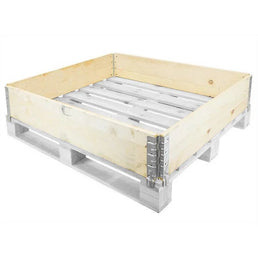 Houten Pallet Kraag – 1200x1000x200mm – Nieuw – Vouwbaar met 4 Gegalvaniseerde Scharnieren – Drogen in de Oven & ISPM15 Conform – Export Klaar
