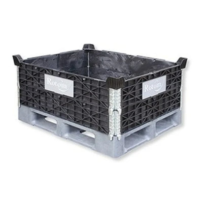 Plastic Pallet Collar – 1200x1200x200mm – 4 Hinges – Foldable PE Plastic