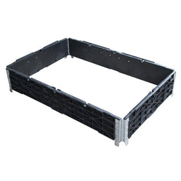 Plastic Pallet Collar – 1200x800x200mm – 4 Scharnieren – Vouwbaar & Duurzaam PE Plastic
