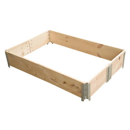 Houten Pallet Kraag – 1200x800mm – Nieuw – 6 Scharnieren – Vouwbaar & Ruimtebesparend – ISPM-15 Hittebehandeld