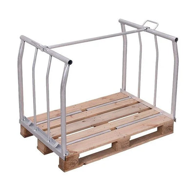 Pallet Converter – 1200x1000x800mm – Galvanized Metal, Foldable with Top Support