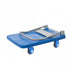 Heavy Duty Plastic Platform Trolley 300kg with Folding Handle & Silent Castors