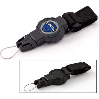 Small Retractable Gear Tether - 600mm Kevlar Cord, 113g Retraction Force