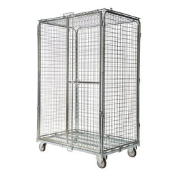 Anti-Theft Roll Container – 1200x800x1870mm, Demountable with Metal Base
