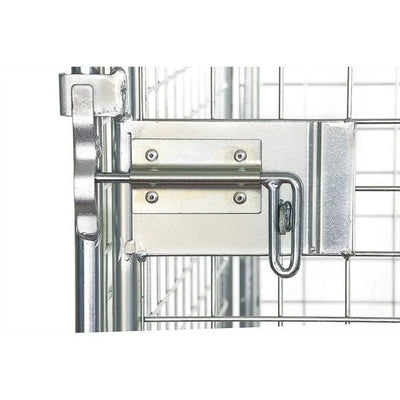 Anti-Theft Roll Container – 810x720x1800mm, Demountable with Plastic Base & Plug-In Gates