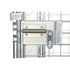 Anti-Theft Roll Container – 810x720x1800mm, Demountable with Plastic Base & Plug-In Gates