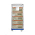 Anti-Theft Roll Container – 810x720x1800mm, Demountable with Plastic Base & Plug-In Gates