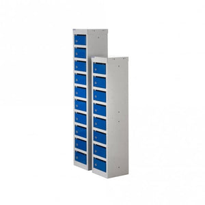 100 Series Steel Locker Post Box Unit, 15mm Slots, Anti-Bacterial Coating, 230 x 255mm