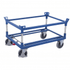 Steel Raised Height Euro Pallet Dolly with Brake – 500kg Capacity
