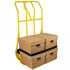 Steel Wide P-Handle Sack Truck with Fixed & Folding Footplate – 400kg Capacity