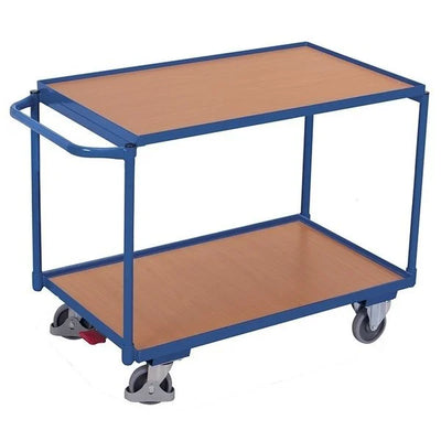 Table Trolley – 1025x525x850mm – 2 Shelves – 250kg Load Capacity – Lightweight – Blue RAL 5010