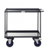 Heavy Duty 2 Shelf Steel Tray Trolley 600kg Capacity