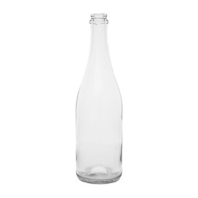 750ml Clear Champagne Style Bottle – Premium Sparkling Wine Bottle