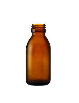 100ml Amber Alpha Glazen Fles