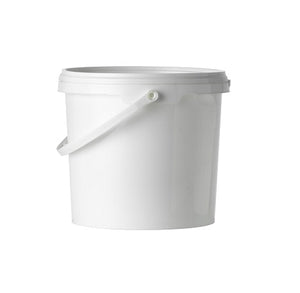 5 liter witte emmer met verzegelde deksel