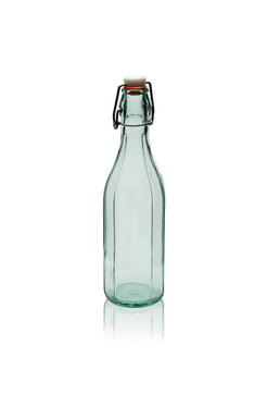 500ml Half Flint Facetted Costolata Fles met Swing Stopper