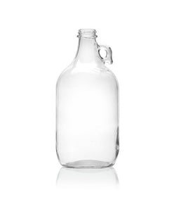 0,5 Gallon (64oz) Heldere Glazen Flagon Growler met Handvat